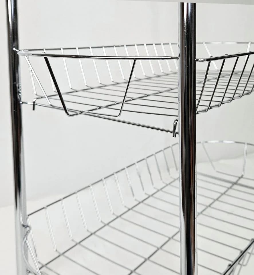 Yudu Küchenwagen mit 3 Schubkörben Chrom - Bild 5