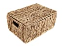 Yudu Aufbewahrungsbox Korb aus Wasserhyazinthe mit Deckel Bild 3