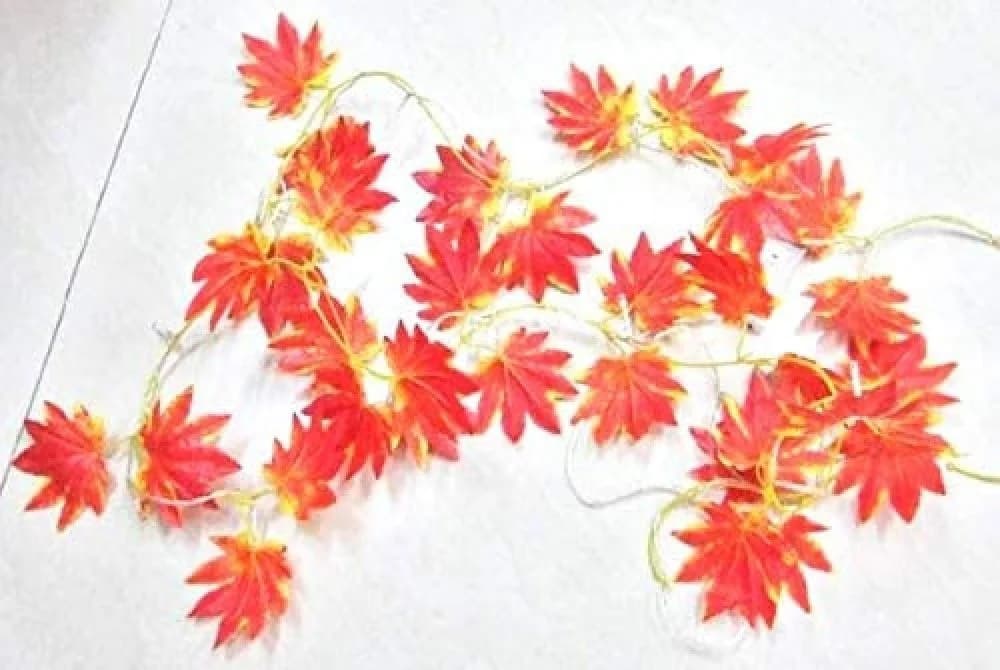 Luna24 LED-Lichterkette Herbstlaub 20-flammig warmweiß