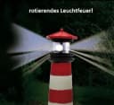 Luna24 Solar-Leuchtturm Westerhever 40 cm Gartenbeleuchtung Bild 1