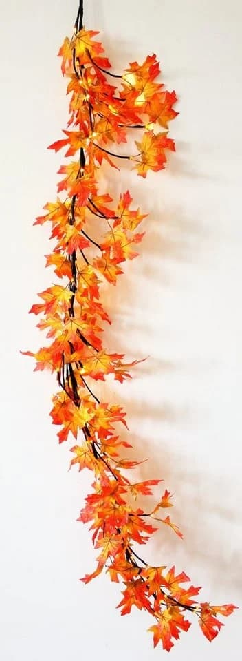 Luna24 LED Lichterkette Herbst Idylle 64 warmweiße LEDs mit Timer - Bild 2