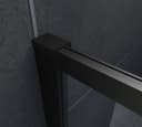 Home Systeme Eckdusche KAPA ESG Glas 120x90 cm Schwarz Bild 5