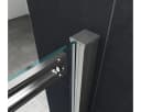 Home Systeme Badewannenaufsatz Schiebetür Duschwand Glas rahmenlos Bild 4