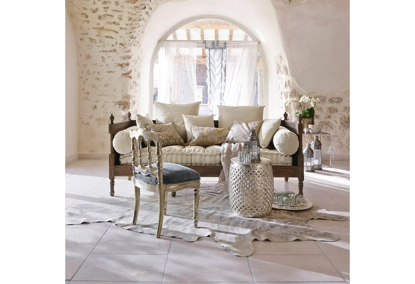Mirabeau Sofa Douville antikbraun/creme Orientalisch - Bild 5