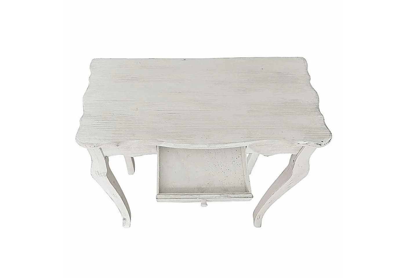 Mirabeau Konsole Barbey antikweiß Tannenholz Landhausstil - Bild 3