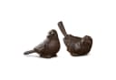 Mirabeau Dekofigur Deko-Vogel 2er Set Birdy Braun Bild 2