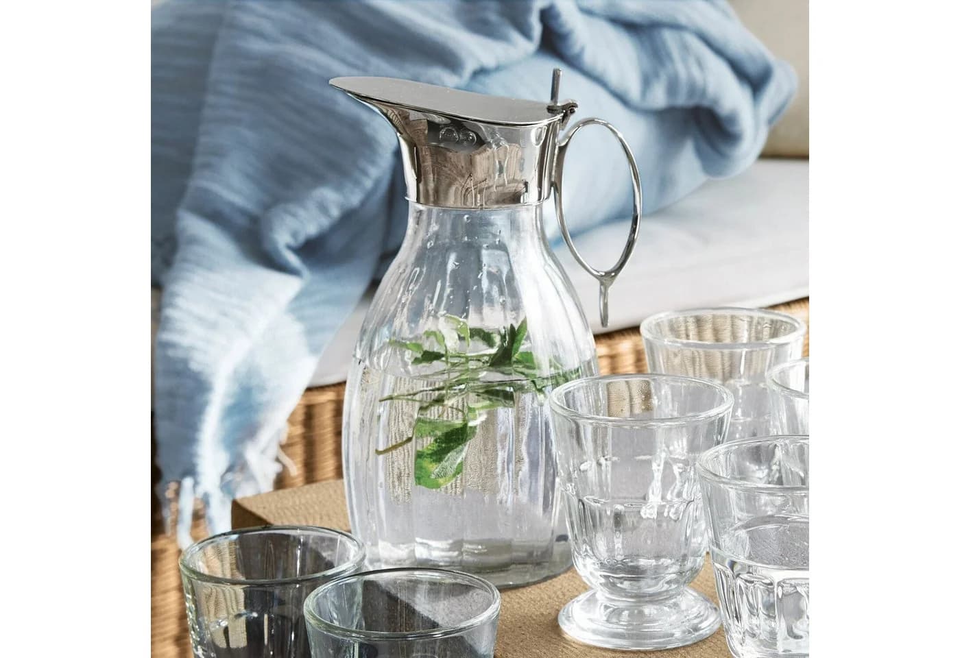 Mirabeau Wasserkaraffe Agudelle klar/silber
