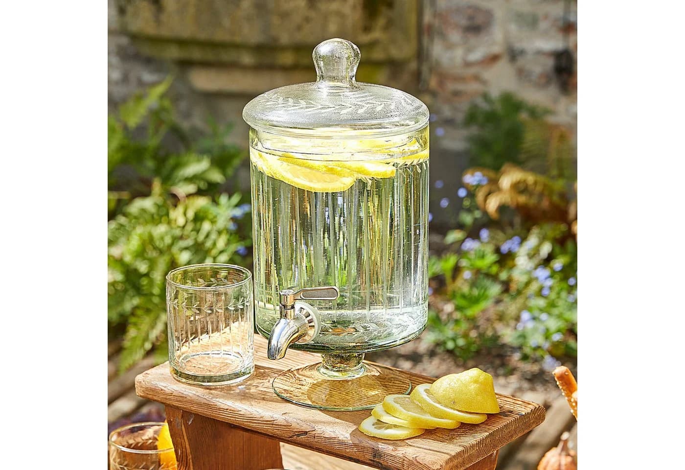 Mirabeau Wasserkaraffe Makiya klar mit Zapfhahn