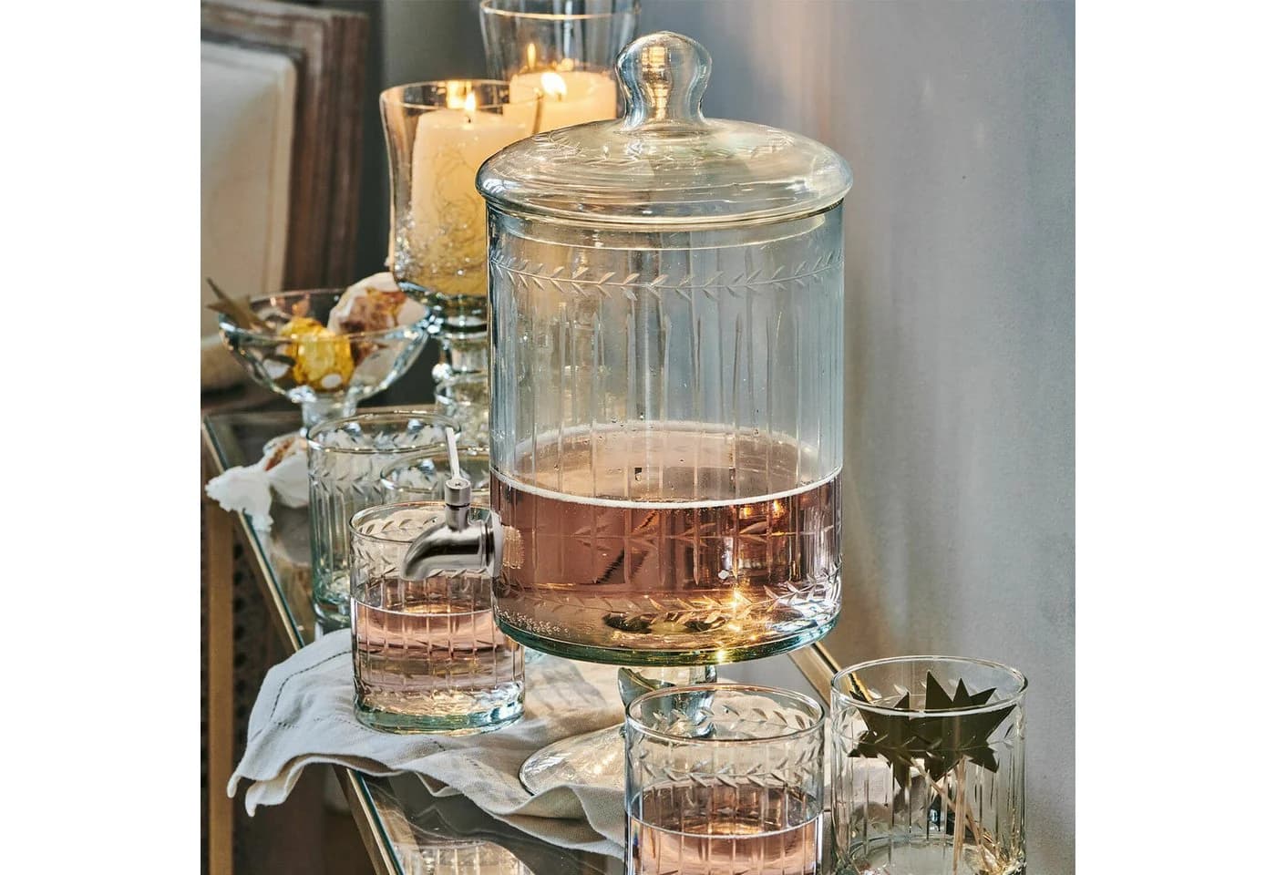 Mirabeau Wasserkaraffe Makiya klar mit Zapfhahn - Bild 4