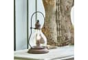 Mirabeau LED Laterne Cortney antikbraun - Antik-Look mit Eisen und Glas Bild 3