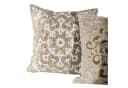 Mirabeau Kissenhülle 3er Set Emelin Creme Metallic-Print Bild 5