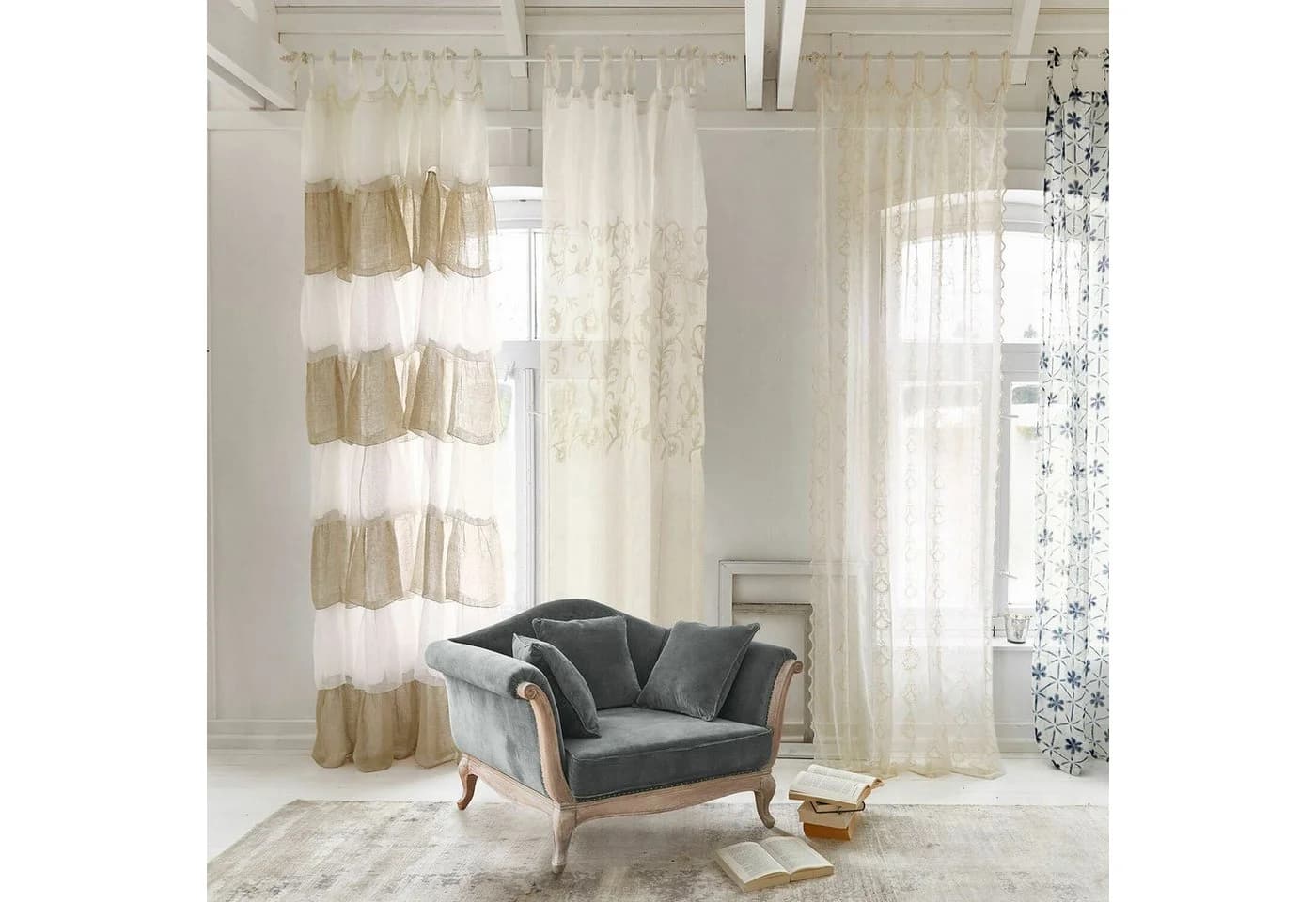 Mirabeau Vorhang Gardine Judie Creme - Bild 4