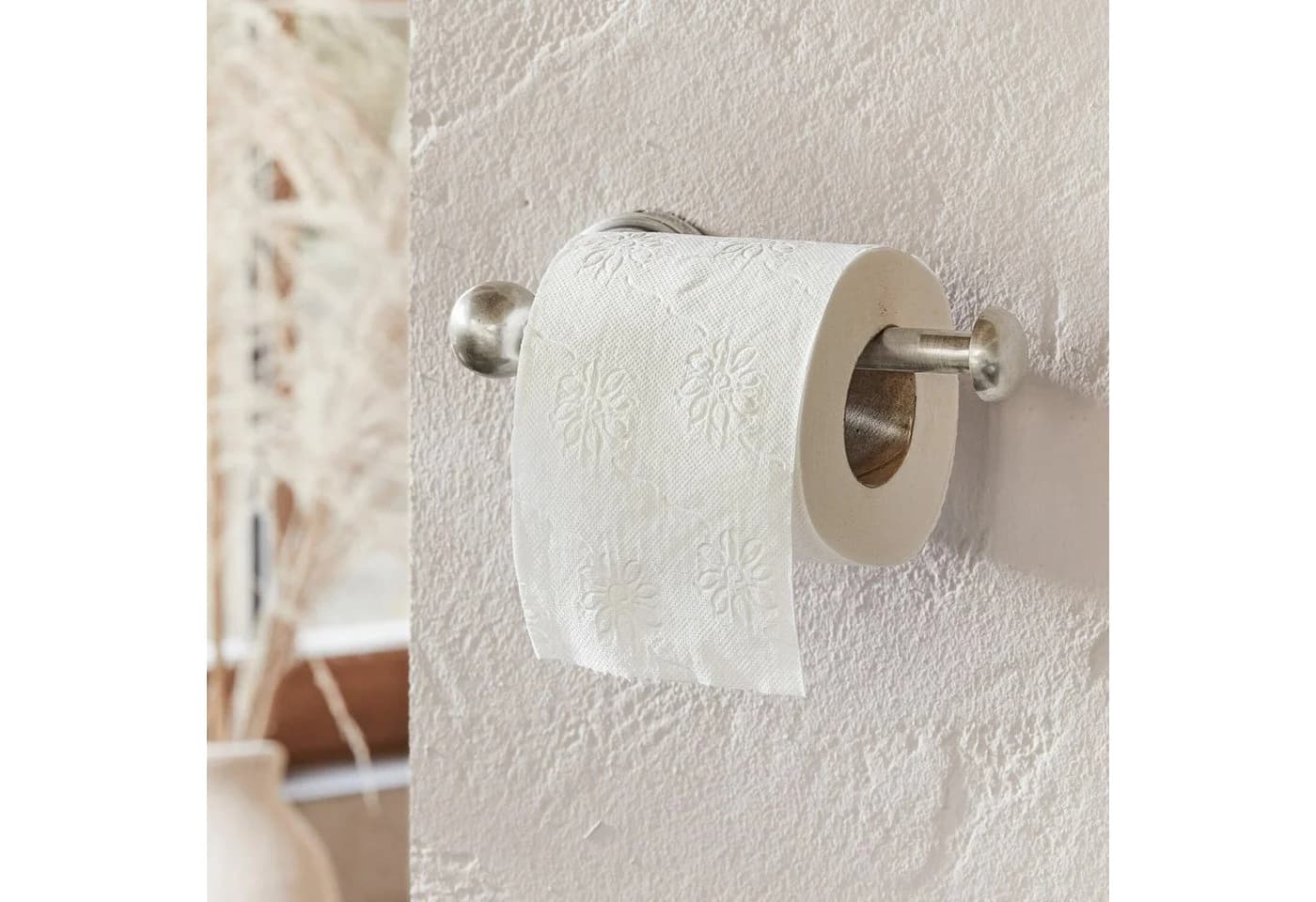 Mirabeau Toilettenpapierhalter Pax antiksilber Messing Badorganizer - Bild 4