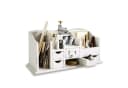 Mirabeau Organizer Levin Weiß Mangoholz Shabby-Chic Bild 2