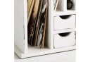 Mirabeau Organizer Levin Weiß Mangoholz Shabby-Chic Bild 3