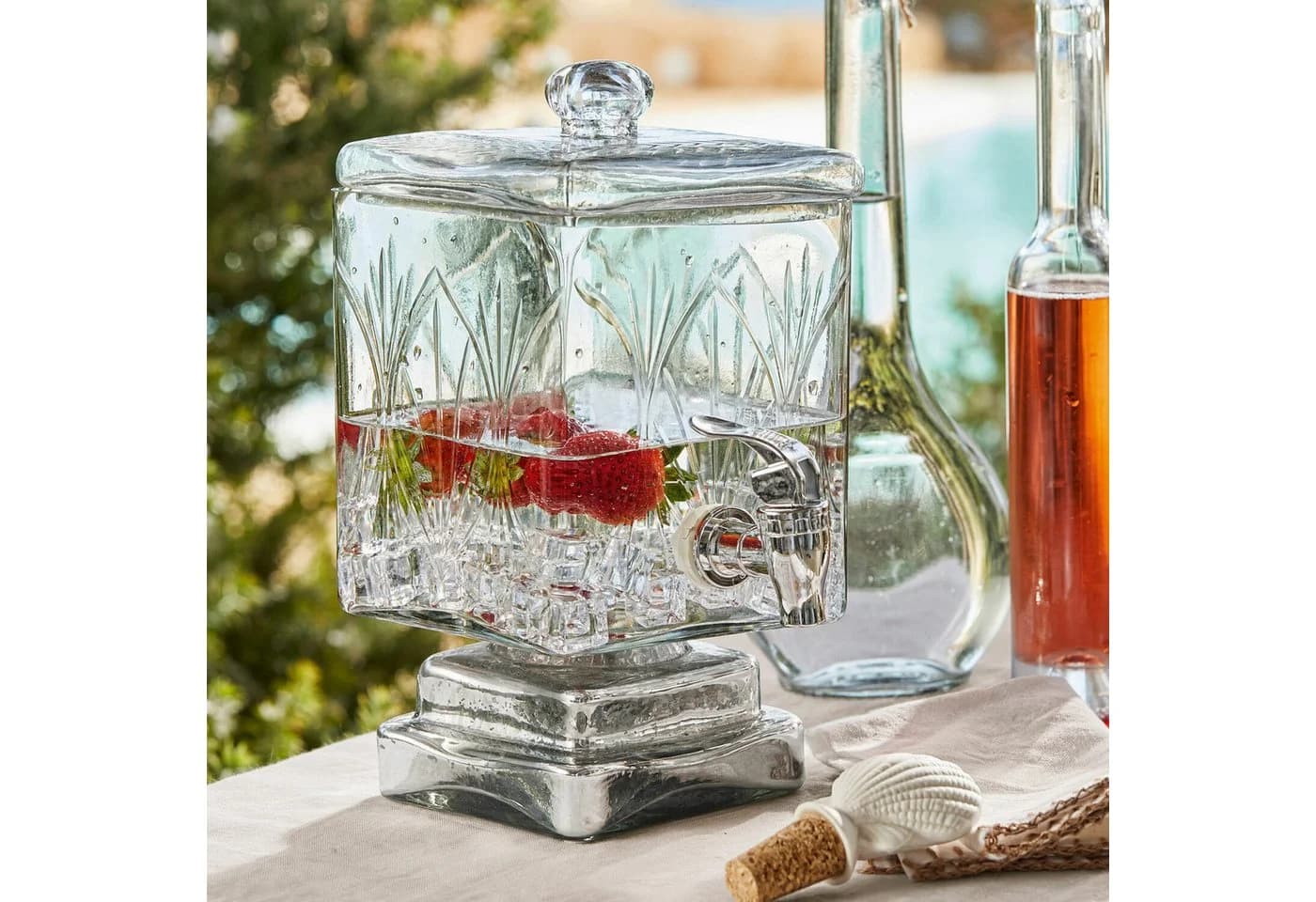 Mirabeau Wasserkaraffe Getränkespender Logan klar Glas - Bild 3