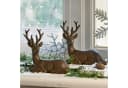 Mirabeau Weihnachtsfigur Hirsch 2er Set Janville antikbraun Bild 1