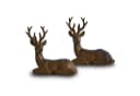 Mirabeau Weihnachtsfigur Hirsch 2er Set Janville antikbraun Bild 2