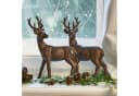 Mirabeau Weihnachtsfigur Hirsch 2er Set Cagny antikbraun Bild 3
