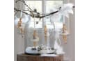 Mirabeau Christbaumschmuck Figur 4er Set Tadley Weiß/Rosa Bild 1