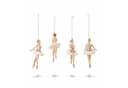 Mirabeau Christbaumschmuck Figur 4er Set Tadley Weiß/Rosa Bild 2