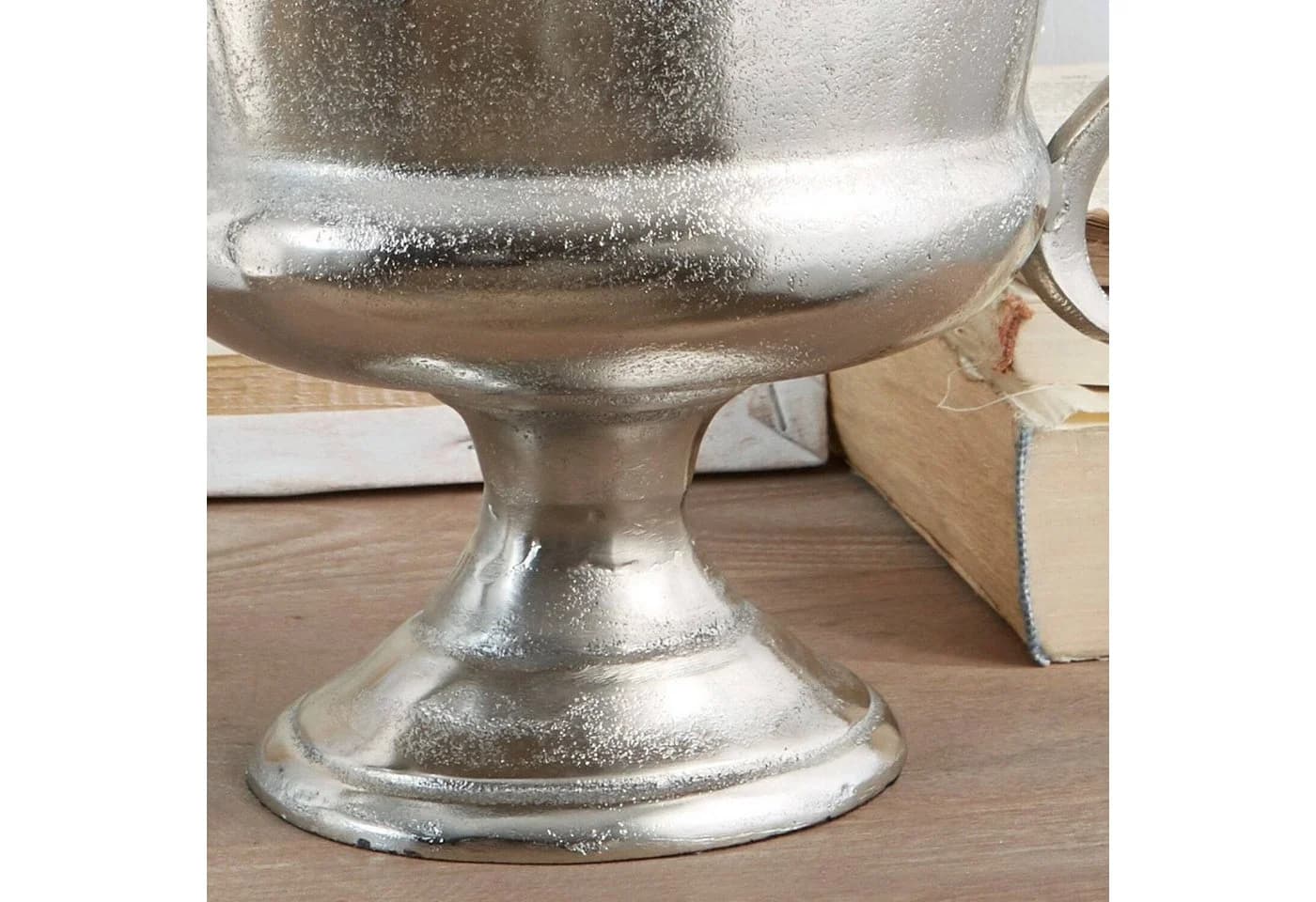 Mirabeau Dekoschale Espère antiksilber Aluminium Chalet-Stil - Bild 5