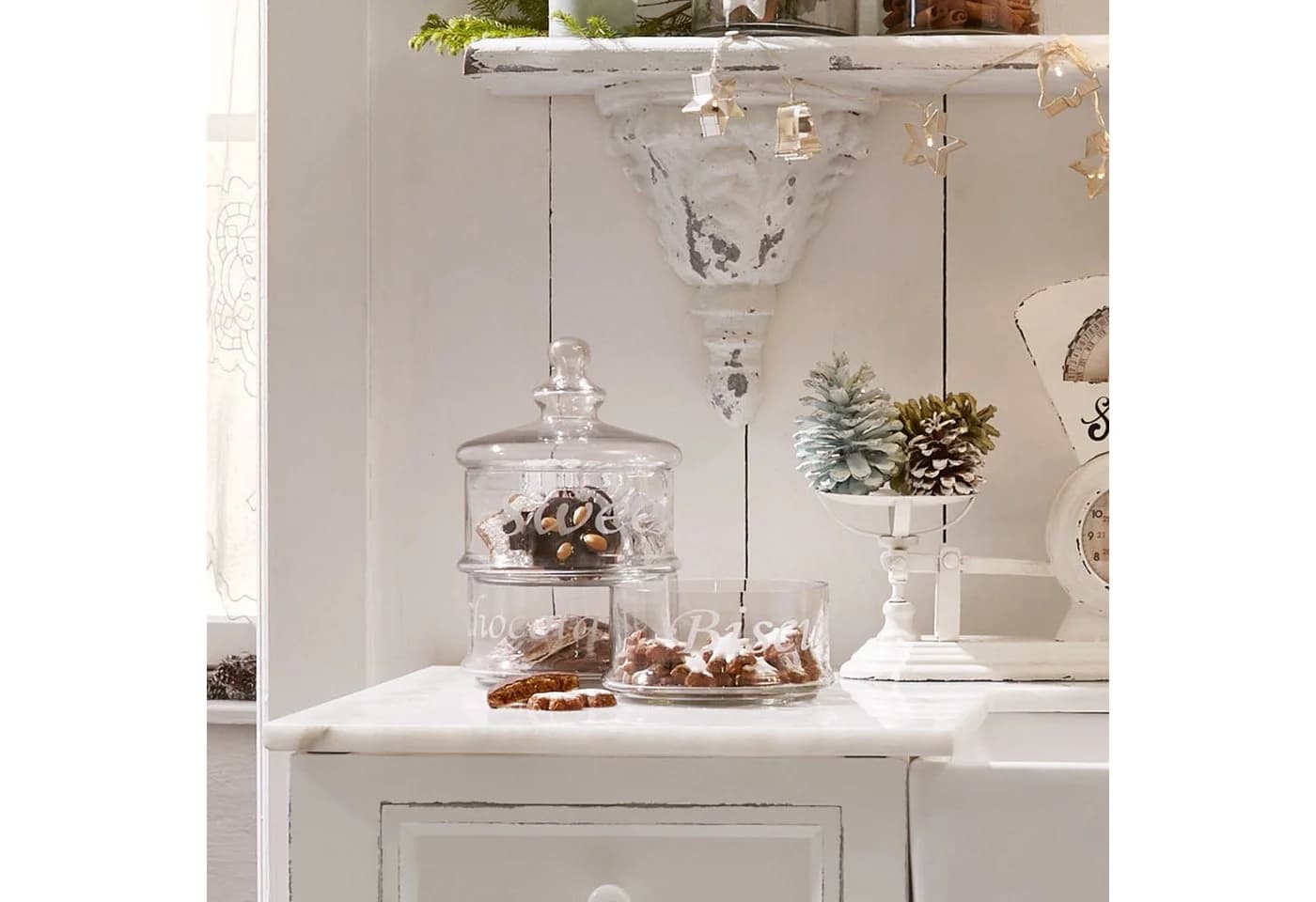 Mirabeau Vorratsdose Aletta klar, Glas, stapelbar - Bild 3