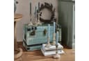 Mirabeau Kerzenständer 6er Set Adolpha antiksilber Glas Shabby-Chic Bild 4