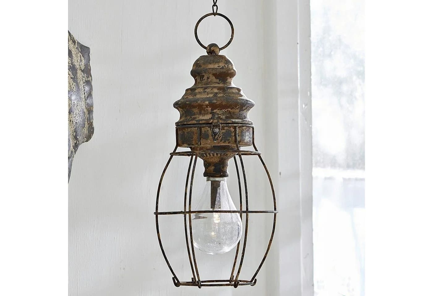 Mirabeau LED Laterne Hemsboro antikbraun