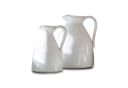 Mirabeau Tischvase 2er Set Yarick weiß Landhaus-Stil Bild 1