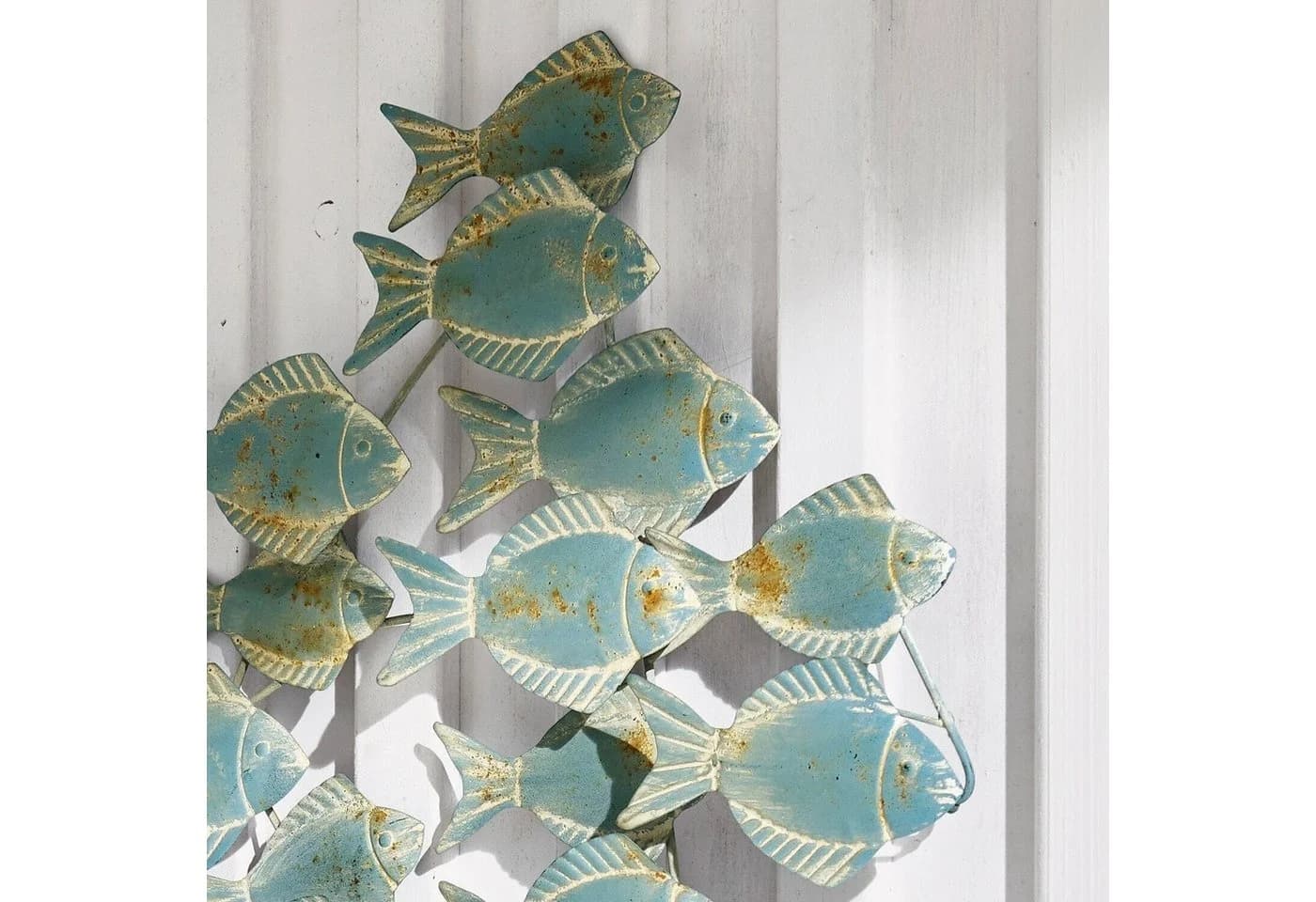 Mirabeau Wanddekoobjekt Fischschwarm Pesce graublau - Bild 3