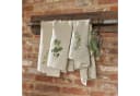 Mirabeau Geschirrtuch 3er Set Herbal Gardens Beige/Grün Bild 3