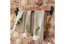 Mirabeau Geschirrtuch 3er Set Herbal Gardens Beige/Grün Bild 5