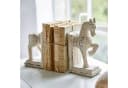 Mirabeau Buchstütze 2er Set Horses Creme Terrakotta Shabby-Chic Bild 1