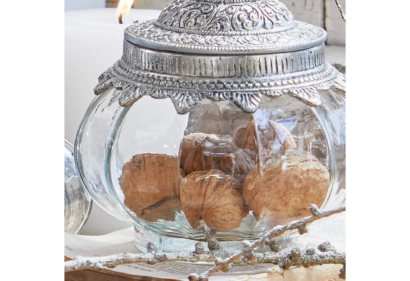 Mirabeau Dose 2er Set Osayi klar/antiksilber - Bild 4