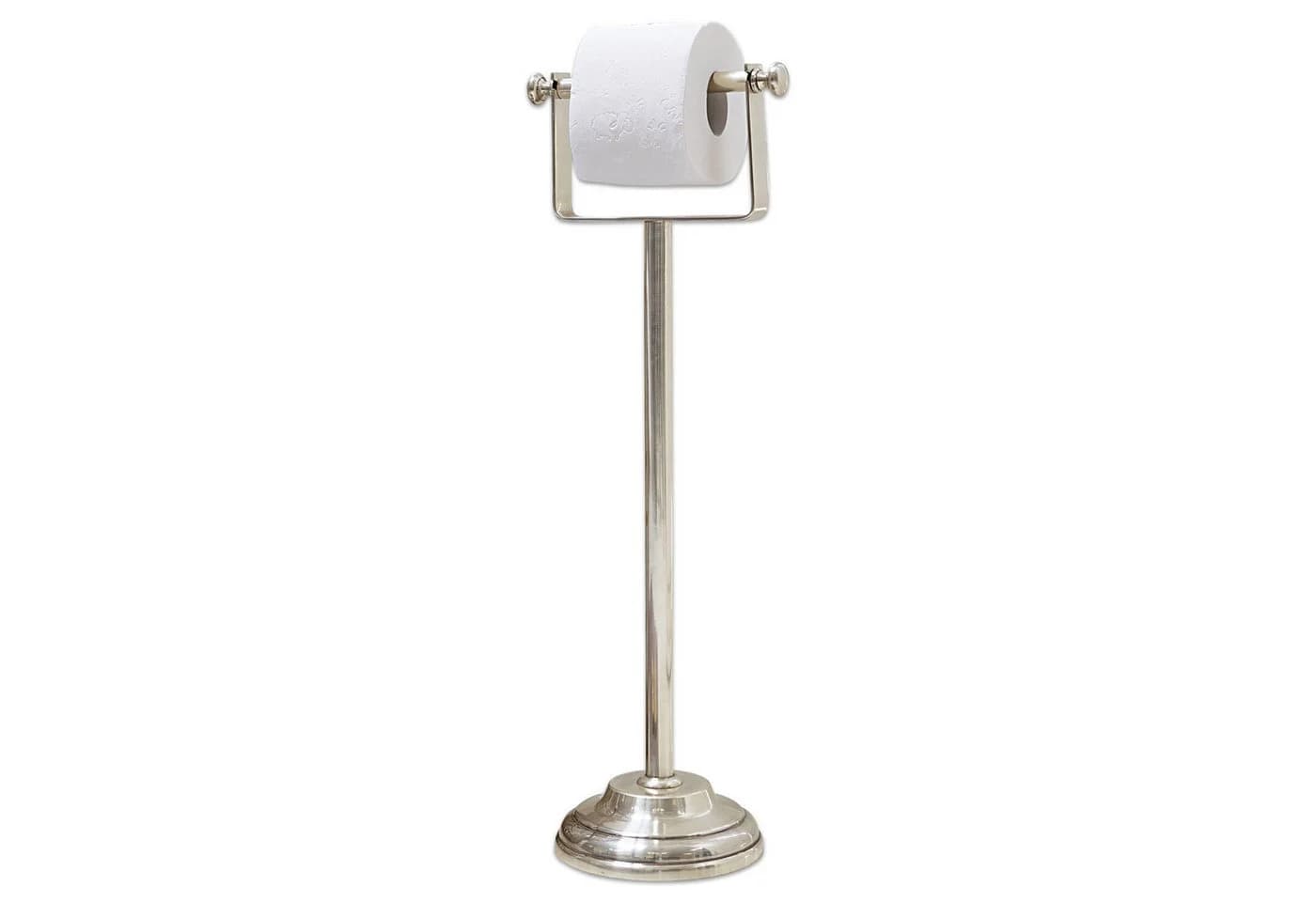 Mirabeau Corinne Toilettenpapierhalter Silber Vernickeltes Messing - Bild 2