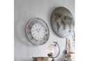 Mirabeau Wanduhr Victoria Station silber Aluminium Stahl Glas Bild 4