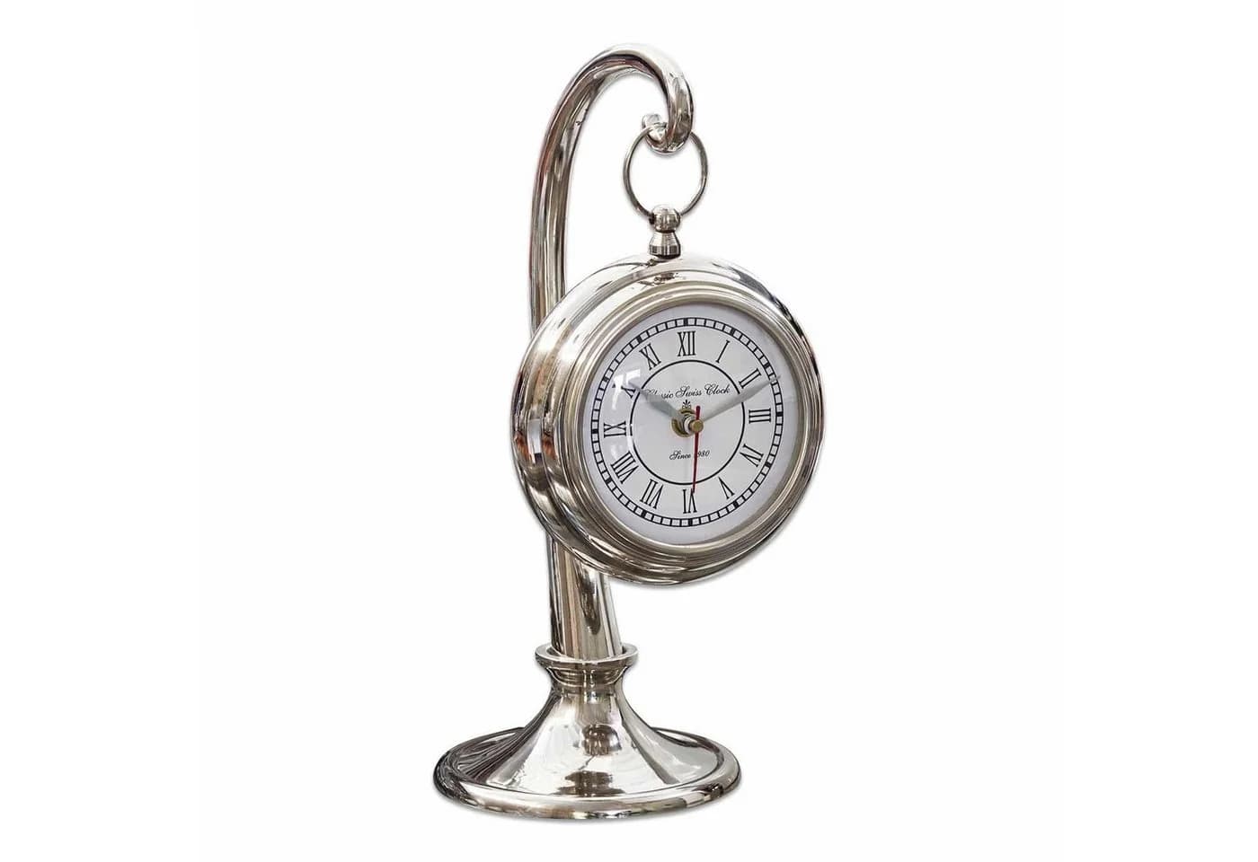 Mirabeau Wanduhr Barbe silber - Aluminium Stahl Glas Industrial-Chic - Bild 2