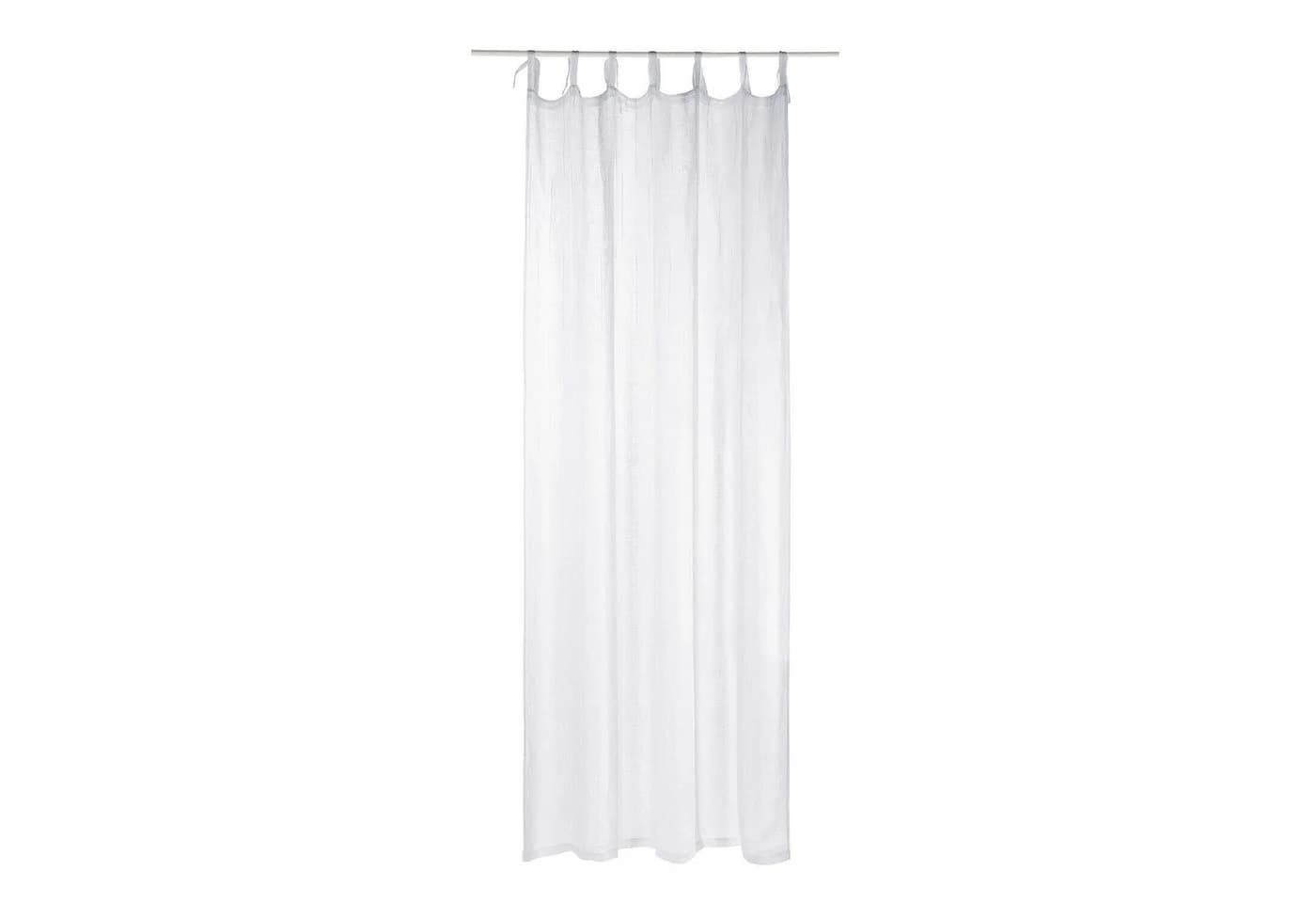 Mirabeau Vorhang Gardine Sommevoire Weiß Leinen - Bild 2