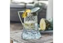 Meloisey Wasserkaraffe Klar Silber Rautenschliff Bild 1