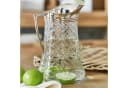 Meloisey Wasserkaraffe Klar Silber Rautenschliff Bild 3
