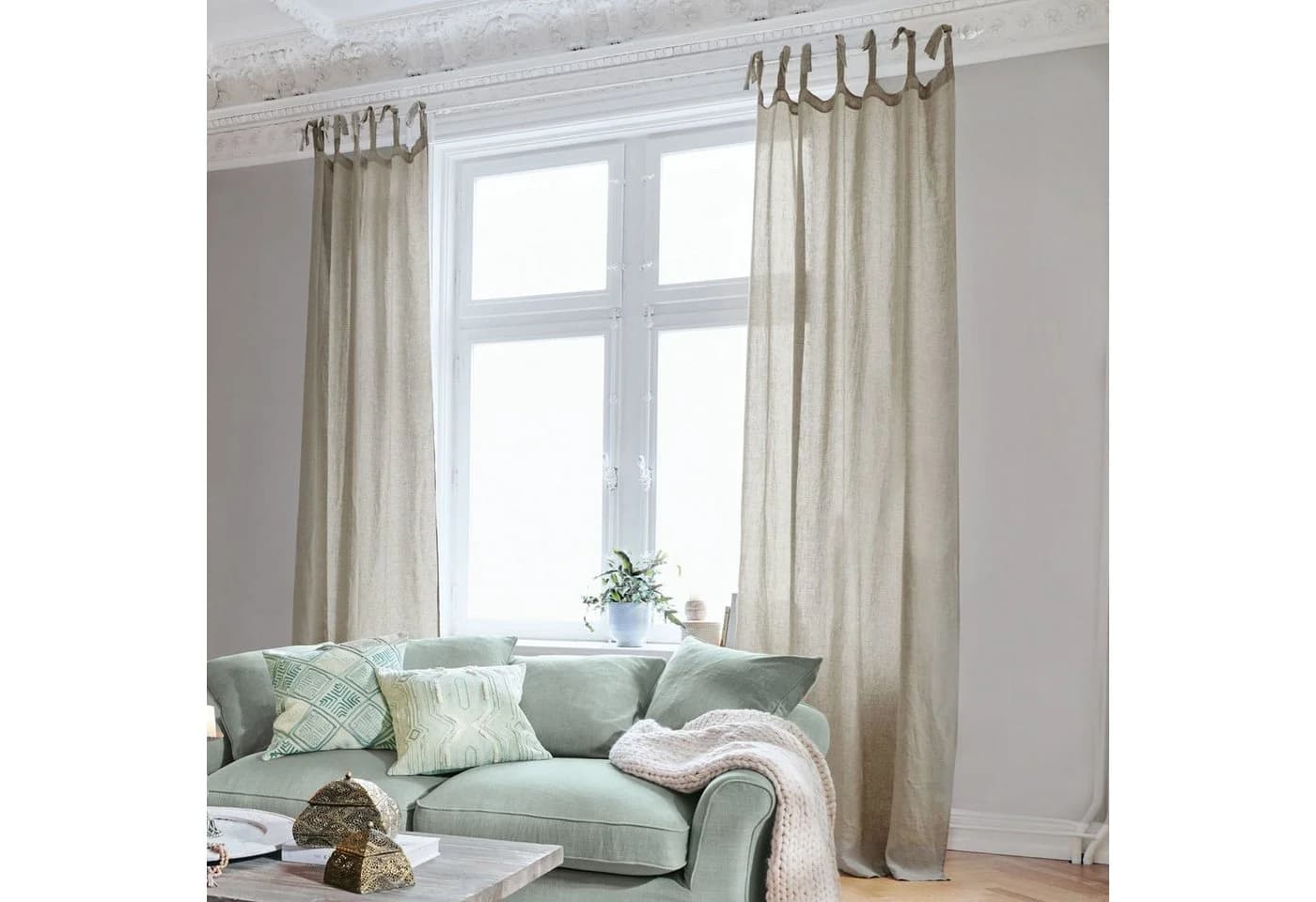 Mirabeau Vorhang Gardine Monthelie Beige