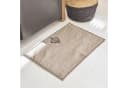 Mirabeau Badematte Rania beige 100% Baumwolle Leinen Bild 2