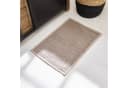 Mirabeau Badematte Rania beige 100% Baumwolle Leinen Bild 4
