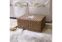 Mirabeau Dekokorb Box Carcans Braun/Weiß Rattan Bild 1