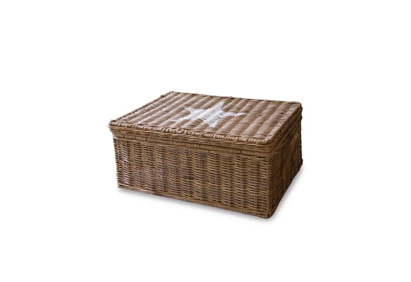 Mirabeau Dekokorb Box Carcans Braun/Weiß Rattan - Bild 2