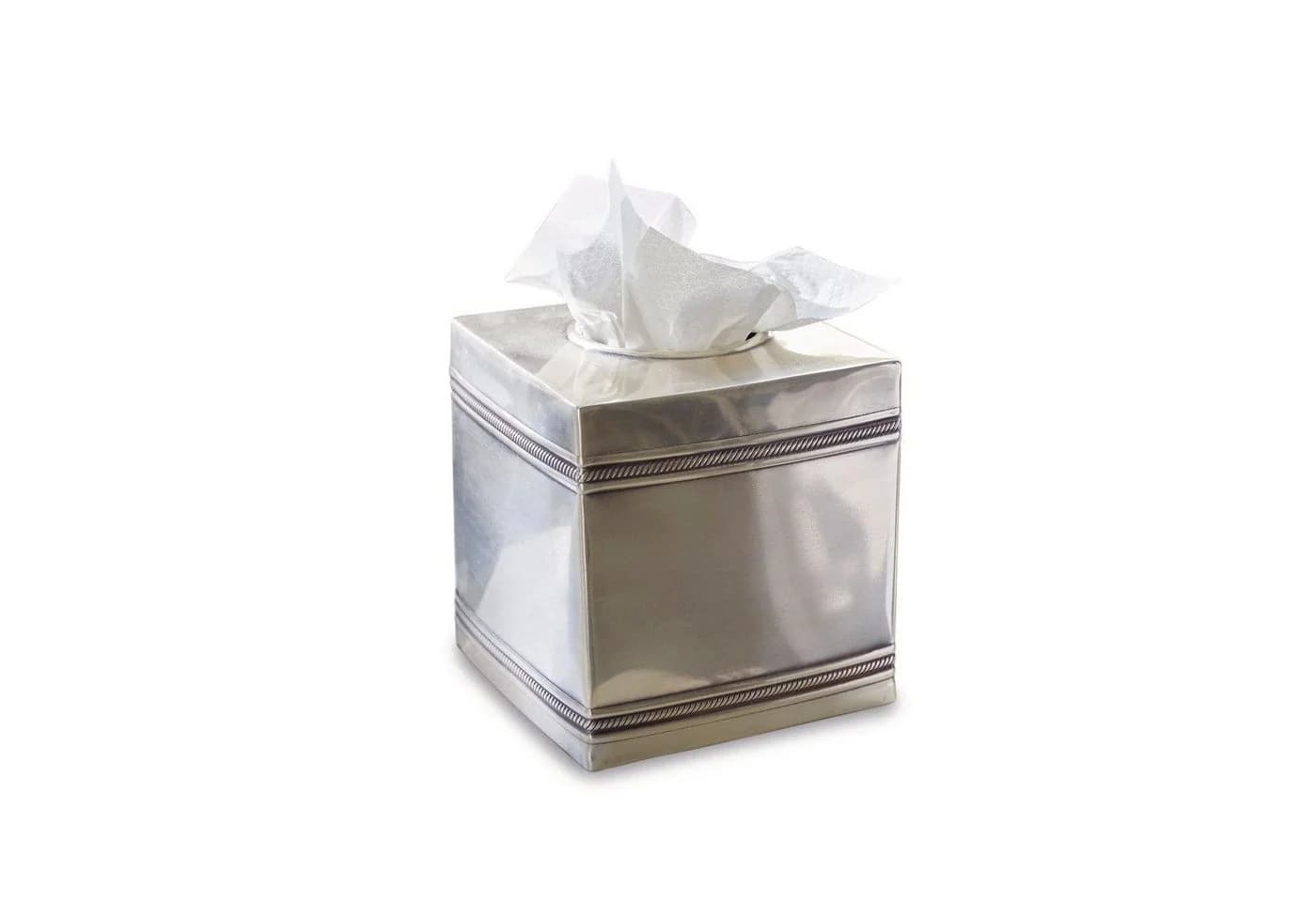 Mirabeau Taschentuchbox Semoine antiksilber Edelstahl Badorganizer - Bild 2