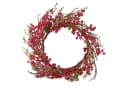 Mirabeau Dekokranz Usovo rot/braun mit Frost-Optik Bild 2