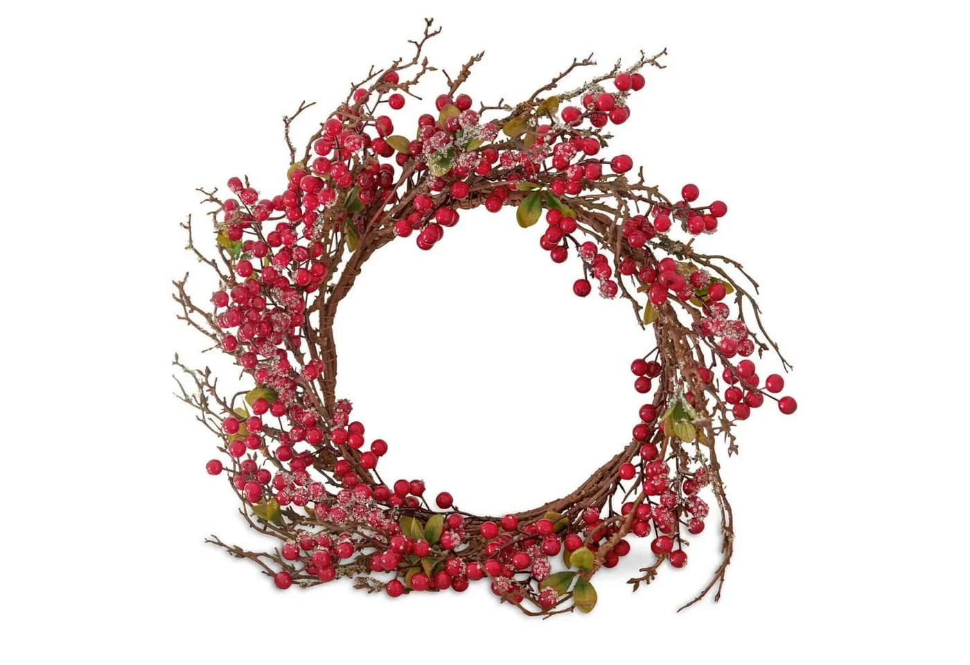 Mirabeau Dekokranz Usovo rot/braun mit Frost-Optik - Bild 2