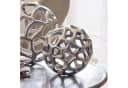 Mirabeau Dekoobjekt Venay silber 2er Set Aluminiumguss Bild 3